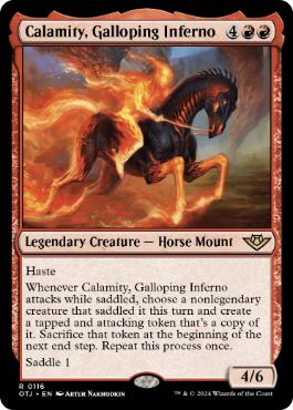 [116]【EN】【FOIL】早駆ける業火、カラミティ/Calamity, Galloping Inferno【OTJ】[R][赤]