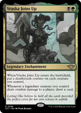[236]【EN】【FOIL】ヴラスカの加入/Vraska Joins Up【OTJ】[R][多色]