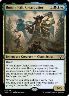 [196]【EN】【FOIL】乱伐者、ボニー・ポール/Bonny Pall, Clearcutter【OTJ】[R][多色]