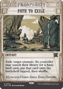 [006]【EN】【FOIL】■ショーケース■流刑への道/Path to Exile【OTP】[R][白]