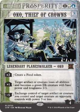 [050]【EN】【FOIL】■ショーケース■王冠泥棒、オーコ/Oko, Thief of Crowns【OTP】[M][多色]