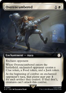 [367]【EN】■拡張アート■重量過多/Overencumbered【PIP】[R][白]