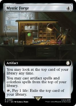 [484]【EN】■拡張アート■神秘の炉/Mystic Forge【PIP】[R][茶]