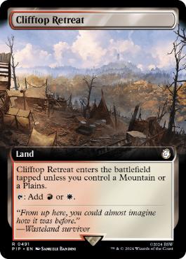 [491]【EN】■拡張アート■断崖の避難所/Clifftop Retreat【PIP】[R][土地]