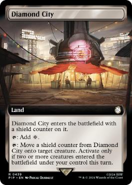 [439]【EN】■拡張アート■ダイアモンドシティ/Diamond City【PIP】[R][土地]