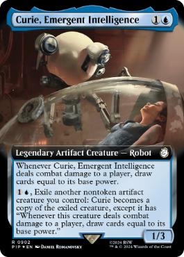 [902]【EN】【サージFOIL】■拡張アート■思慮深き人工知能、キュリー/Curie, Emergent Intelligence【PIP】[R][青]