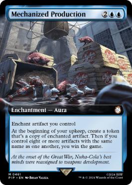 [461]【EN】【FOIL】■拡張アート■機械化製法/Mechanized Production【PIP】[M][青]