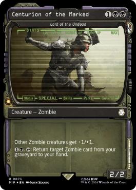 [873]【EN】【サージFOIL】■ショーケース■アンデッドの王/Lord of the Undead【PIP】[R][黒]