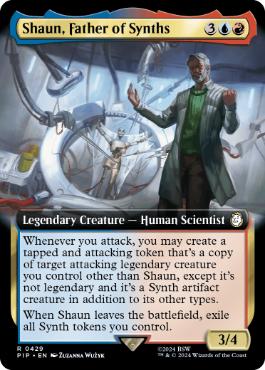 [429]【EN】【FOIL】■拡張アート■シンスの父、ショーン/Shaun, Father of Synths【PIP】[R][多色]