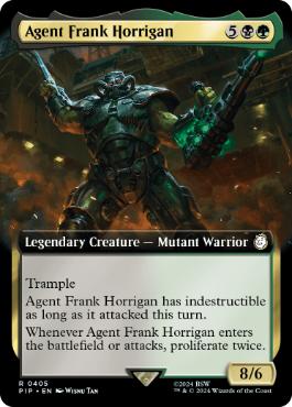 [405]【EN】【FOIL】■拡張アート■エージェント、フランク・ホリガン/Agent Frank Horrigan【PIP】[R][多色]