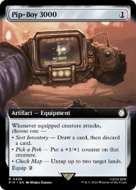 [435]【EN】【FOIL】■拡張アート■ピップボーイ3000/Pip-Boy 3000【PIP】[R][茶]