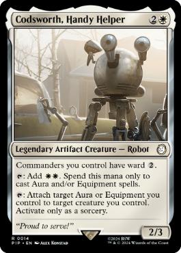 [014]【EN】有能な執事、コズワース/Codsworth, Handy Helper【PIP】[R][白]