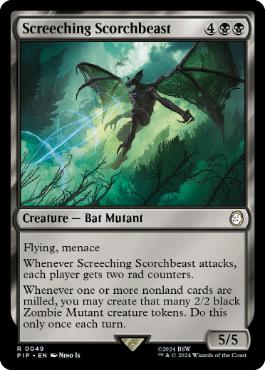[049]【EN】金切り声のスコーチビースト/Screeching Scorchbeast【PIP】[R][黒]