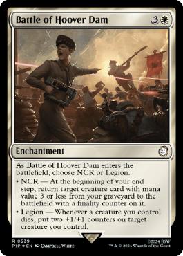[539]【EN】【サージFOIL】フーバーダムの戦い/Battle of Hoover Dam【PIP】[R][白]