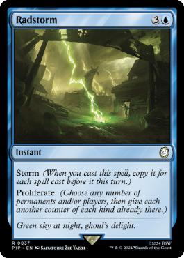 [037]【EN】【FOIL】ラッドストーム/Radstorm【PIP】[R][青]