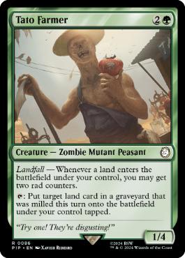 [086]【EN】【FOIL】テイト農夫/Tato Farmer【PIP】[R][緑]