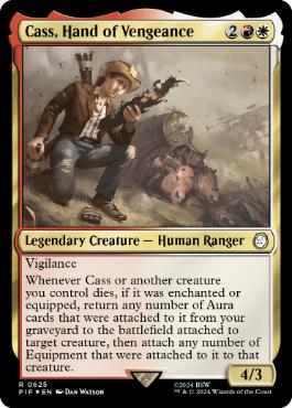 [625]【EN】【サージFOIL】復讐者、キャス/Cass, Hand of Vengeance【PIP】[R][多色]