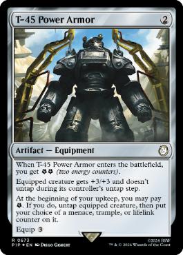 [673]【EN】【サージFOIL】T-45パワーアーマー/T-45 Power Armor【PIP】[R][茶]