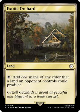 [264]【EN】【FOIL】風変わりな果樹園/Exotic Orchard【PIP】[R][土地]