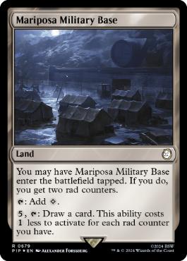 [679]【EN】【サージFOIL】マリポーサ軍事基地/Mariposa Military Base【PIP】[R][土地]