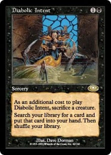 [042]【EN】悪魔の意図/Diabolic Intent【PLS】[R][黒]