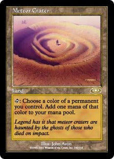 [140]【EN】隕石のクレーター/Meteor Crater【PLS】[R][土地]