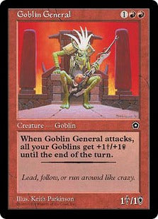 [097]【JP】ゴブリンの将軍/Goblin General【PO2】[R][赤]