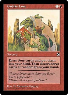 [099]【EN】ゴブリンの知識/Goblin Lore【PO2】[U][赤]