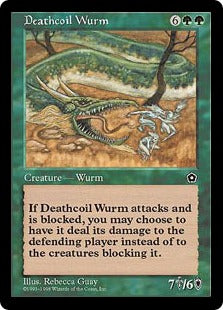 [125]【JP】死のとぐろのワーム/Deathcoil Wurm【PO2】[R][緑]