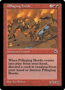 [142]【JP】略奪の大軍/Pillaging Horde【POR】[R][赤]