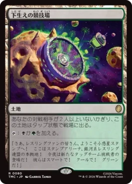 [080]【JP】【サージFOIL】下生えの競技場/Undergrowth Stadium【TMC】[R][土地]