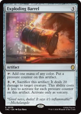 [039]【EN】【サージFOIL】爆発寸前のドラム缶/Exploding Barrel【TMC】[R][茶]