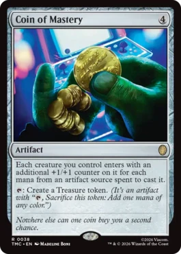 [038]【EN】【サージFOIL】達人のコイン/Coin of Mastery【TMC】[R][茶]