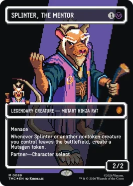 [089]【EN】【サージFOIL】■ボーダーレス■導き手、スプリンター/Splinter, the Mentor【TMC】[M][黒]