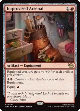 [092]【EN】【FOIL】寄せ集めの武器/Improvised Arsenal【TMT】[R][赤]