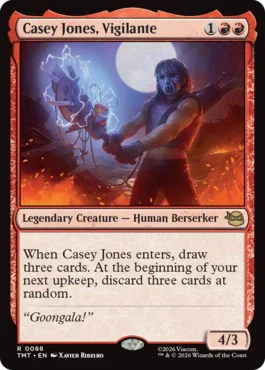 [088]【EN】【FOIL】ヴィジランテ、ケイシー・ジョーンズ/Casey Jones, Vigilante【TMT】[R][赤]