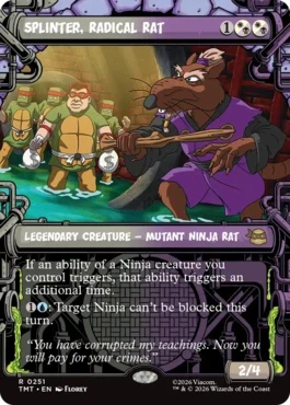 [251]【EN】【FOIL】■ショーケース■乱暴鼠、スプリンター/Splinter, Radical Rat【TMT】[R][多色]