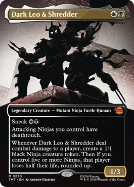 [220]【EN】【FOIL】■ボーダーレス■ダーク・レオとシュレッダー/Dark Leo & Shredder【TMT】[M][多色]