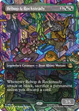 [204]【EN】【FOIL】■ボーダーレス■ビーバップとロックステディ/Bebop & Rocksteady【TMT】[R][多色]