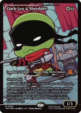 [289]【EN】【FOIL】■ショーケース■ダーク・レオとシュレッダー/Dark Leo & Shredder【TMT】[M][多色]