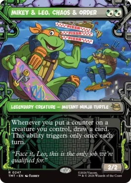 [247]【EN】■ショーケース■混沌と秩序、マイキーとレオ/Mikey & Leo, Chaos & Order【TMT】[R][多色]