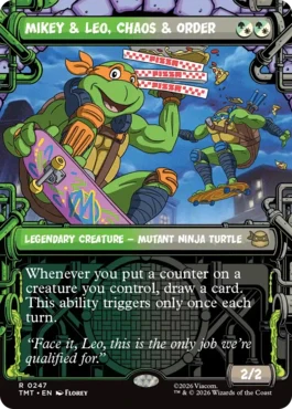 [247]【EN】■ショーケース■混沌と秩序、マイキーとレオ/Mikey & Leo, Chaos & Order【TMT】[R][多色]