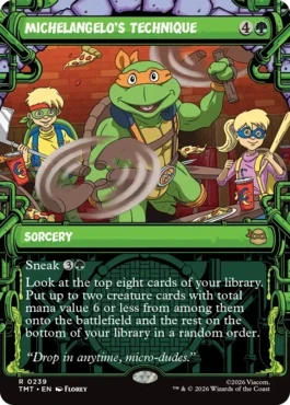 [239]【EN】■ショーケース■ミケランジェロの奥義/Michelangelo's Technique【TMT】[R][緑]