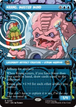 [230]【EN】■ショーケース■大いなる脳ミソ、クランゲ/Krang, Master Mind【TMT】[R][青]