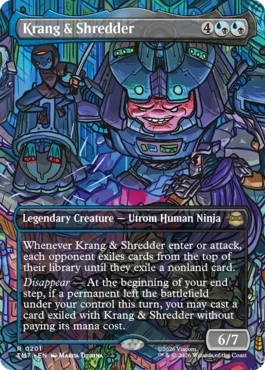 [201]【EN】■ボーダーレス■クランゲとシュレッダー/Krang & Shredder【TMT】[R][多色]