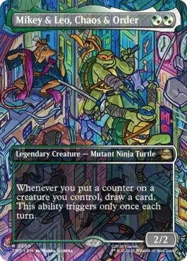 [200]【EN】■ボーダーレス■混沌と秩序、マイキーとレオ/Mikey & Leo, Chaos & Order【TMT】[R][多色]