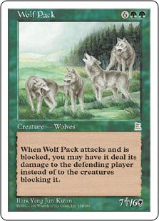 [158]【EN】狼の群れ/Wolf Pack【PTK】[R][緑]