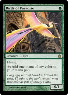 [153]【EN】【FOIL】極楽鳥/Birds of Paradise【RAV】[R][緑]