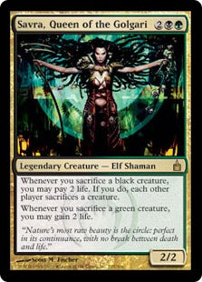 [235]【EN】ゴルガリの女王、サヴラ/Savra, Queen of the Golgari【RAV】[R][多色]