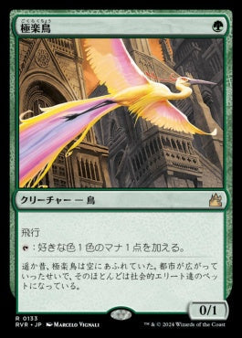 [133]【JP】【FOIL】極楽鳥/Birds of Paradise【RVR】[R][緑]